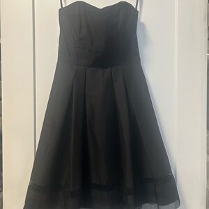 White House Black Market Black Strapless Dress